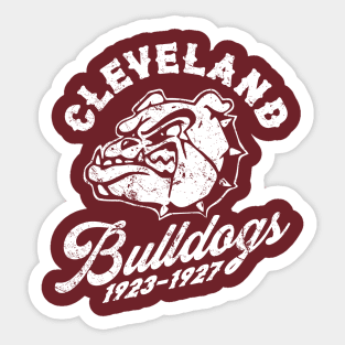 Cleveland Bulldogs Sticker